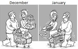 Image January bills in kart