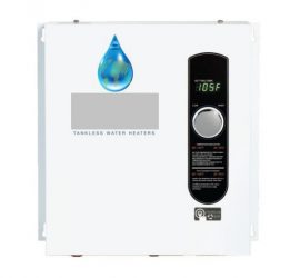 Image of a tankless water heater