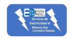 Servicio de electricidad el mismo día