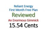 Reliant Energy Plans Review First Month Free Plan
