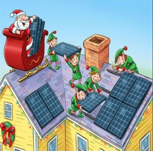 Solar panels for Christmas