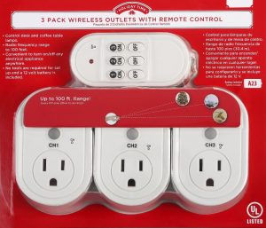 Wireless outlet with remote control Wireless outlet with remote control
