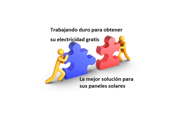 Trabajando duro para obtener su electricidad gratis