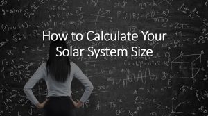 How to calculate your solar system size