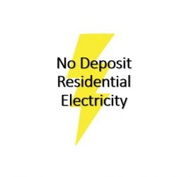 No Deposit Residential Electricity