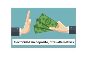 Luz para su hogar sin depósito