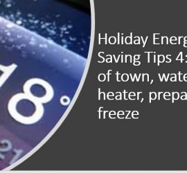 Holiday Energy Saving Tips 4