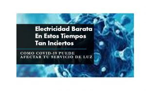 Electricidad barata en estos timepos tan inciertos