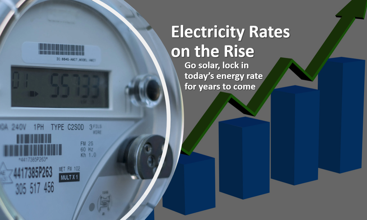 Electricity Rates on the Rise Lock in today's energy rate going solar.