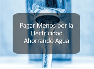 Pagar Menos Electricidad Ahorrando Agua