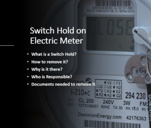 Switch Hold on Electric Meter 2