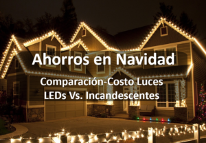 Control de electricidad de luces navideñas