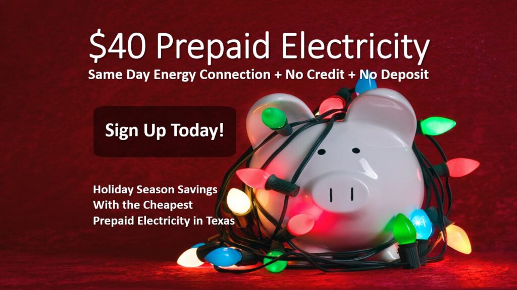 Cheapest Prepaid Electricity Texas