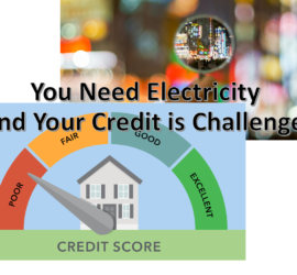 Electricity Companies Ask for Good Credit