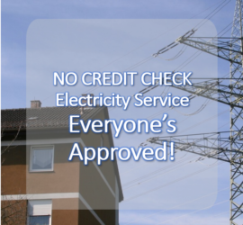 No Credit Electricity Service