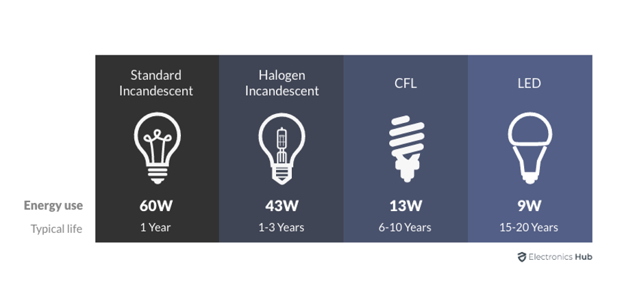 Light Bulbs Comparison